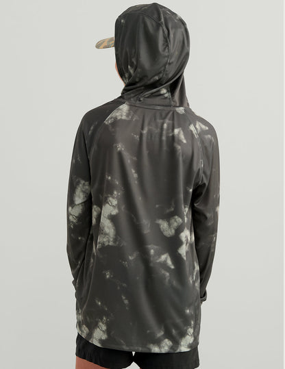 Huk Kids Pursuit Performance Hoodie - Anchor Tie-Dye