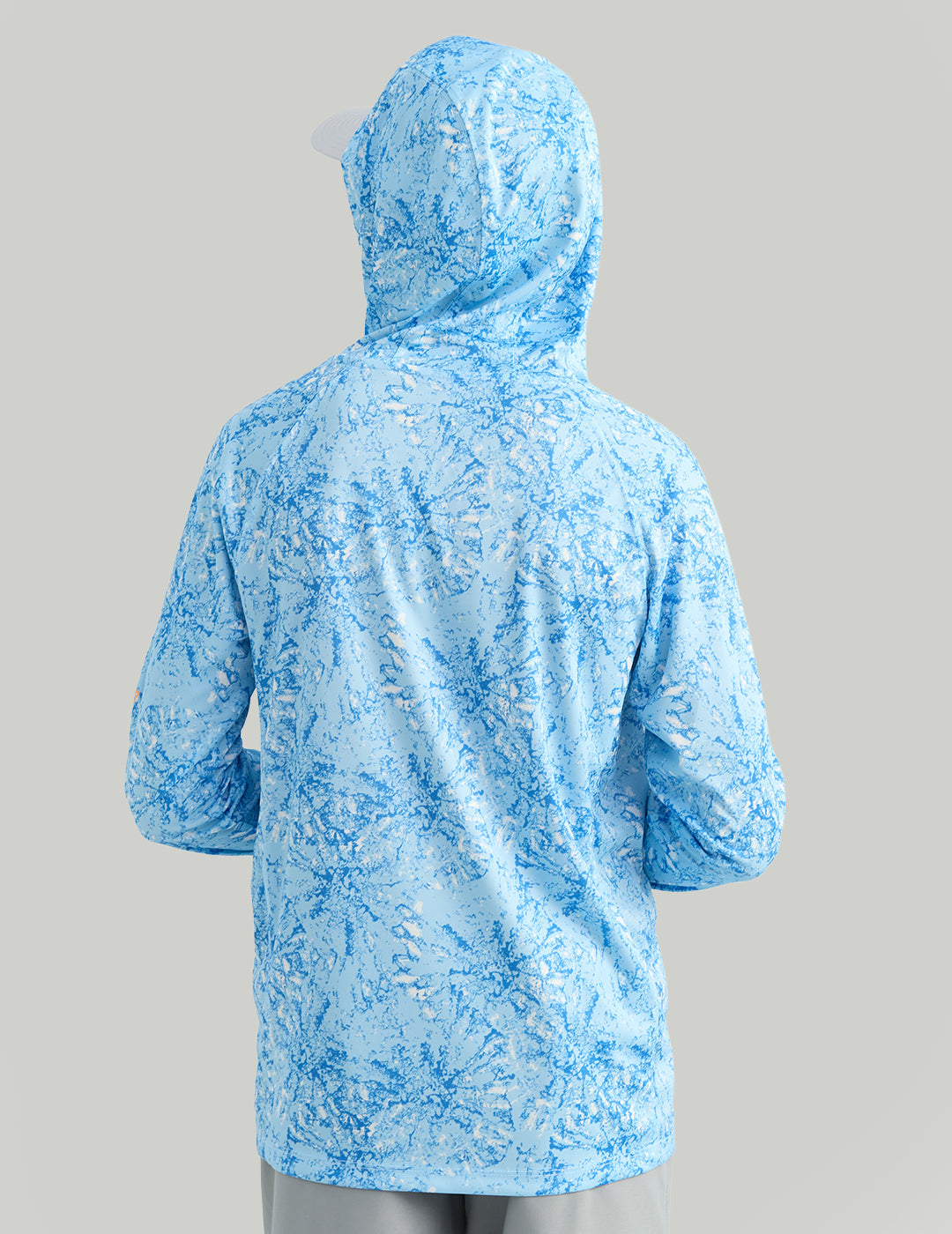 Huk Kids Pursuit Performance Hoodie - Cerulean Tie-Dye