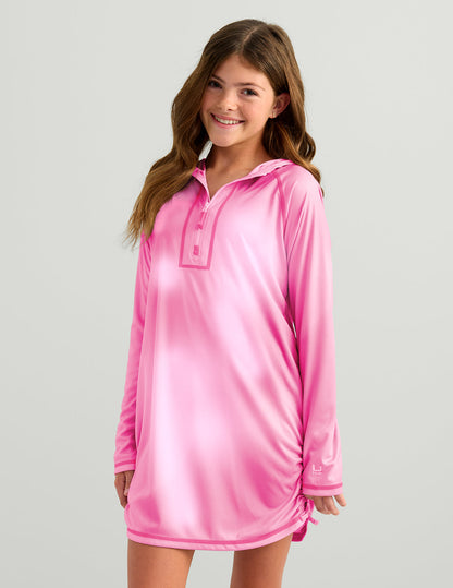 Huk Girls Pursuit Cover-Up Dress - Oleander Ombre