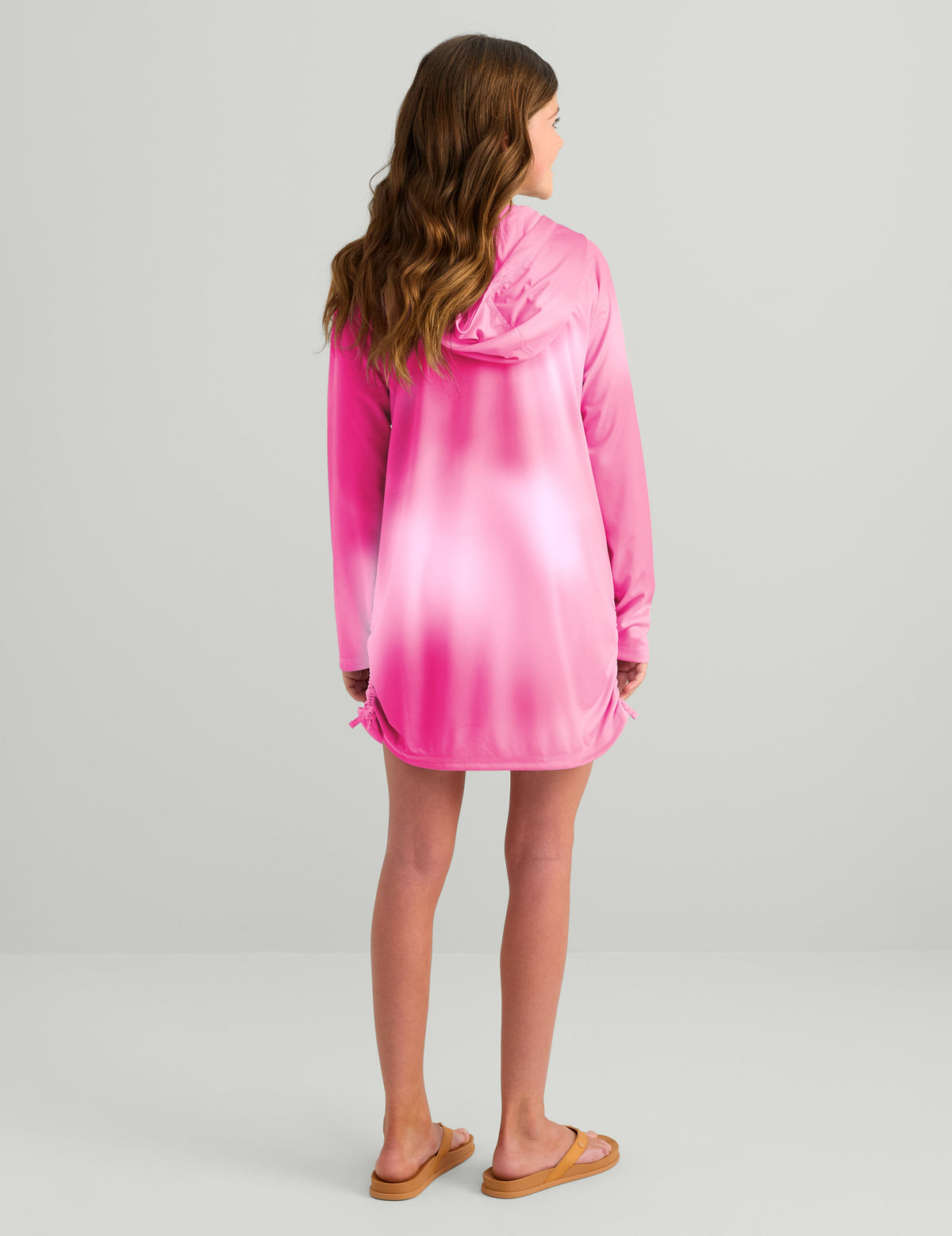 Huk Girls Pursuit Cover-Up Dress - Oleander Ombre