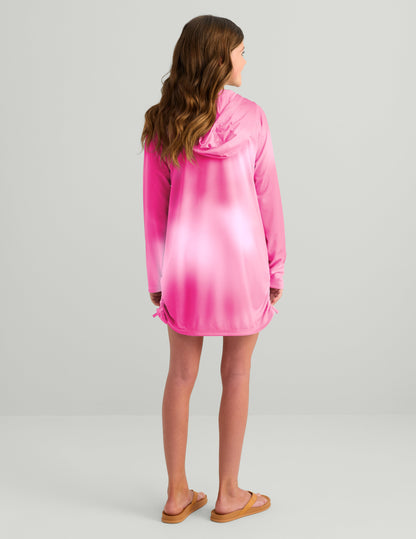 Huk Girls Pursuit Cover-Up Dress - Oleander Ombre
