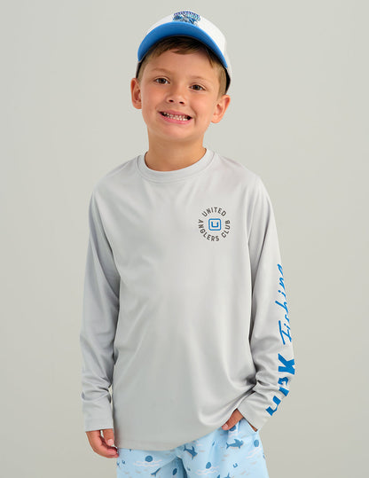 Huk Kids Pursuit United Anglers Performance Crew - Seagull