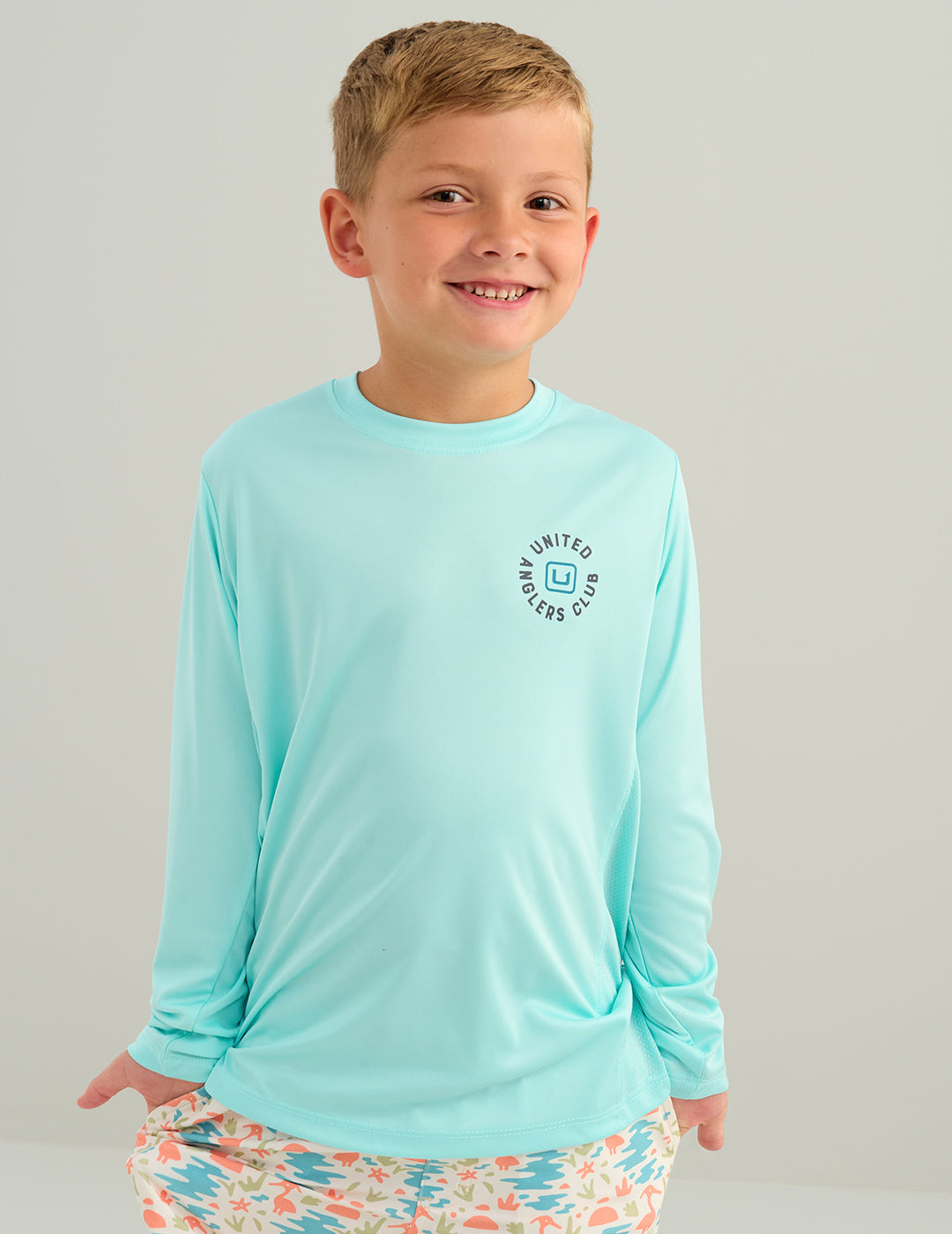 Huk Kids Pursuit United Anglers Performance Crew - Caicos