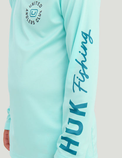 Huk Kids Pursuit United Anglers Performance Crew - Caicos