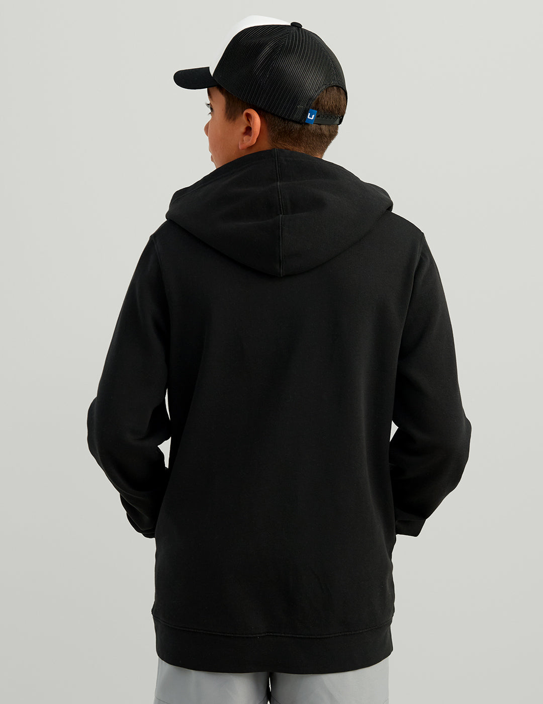 Huk Kids Huk Barb U Cotton Fleece Hoodie - Black