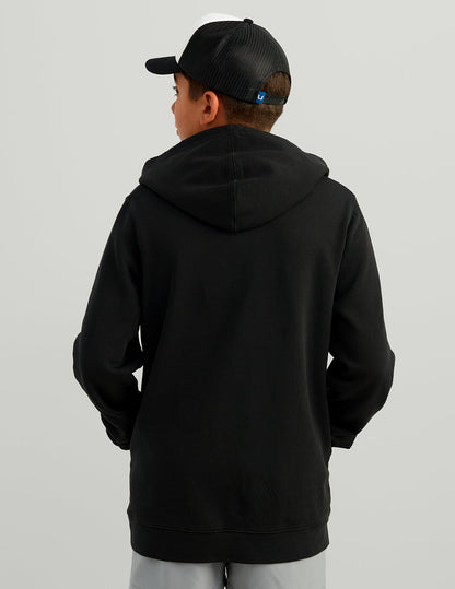 Huk Kids Huk Barb U Cotton Fleece Hoodie - Black
