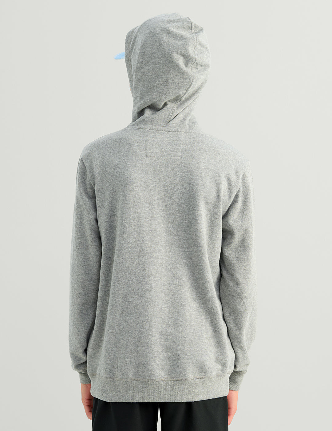 Huk Kids Edisto Script Terry Hoodie - Heather Grey