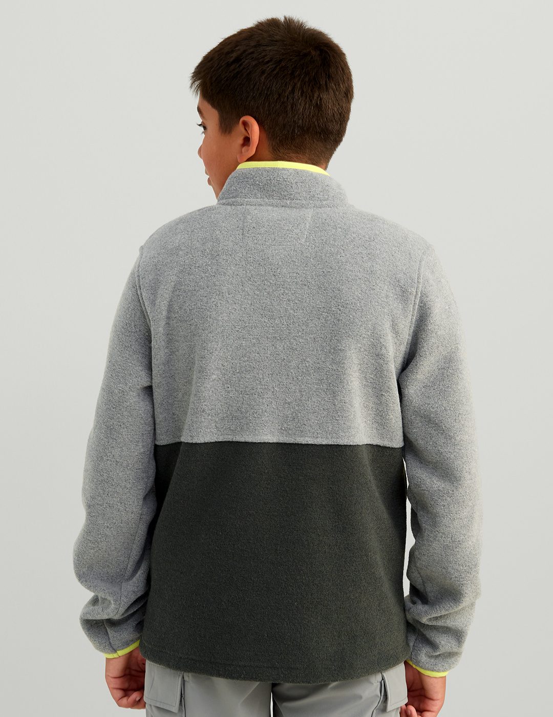 Huk Kids Camden 1/4 Snap Pullover - Sharkskin Heather