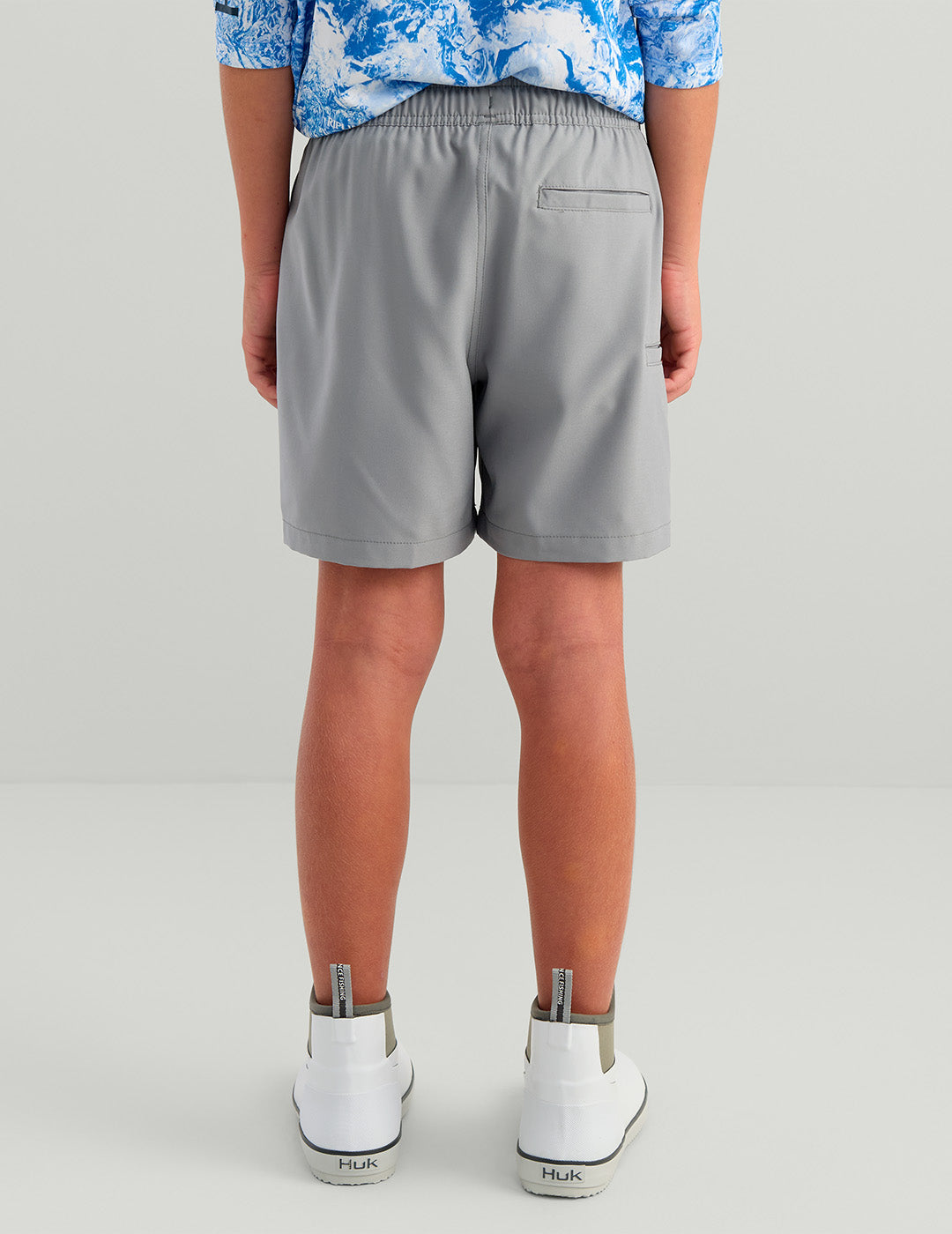 Huk Kids Pursuit Volley Swim Short - Sharkskin