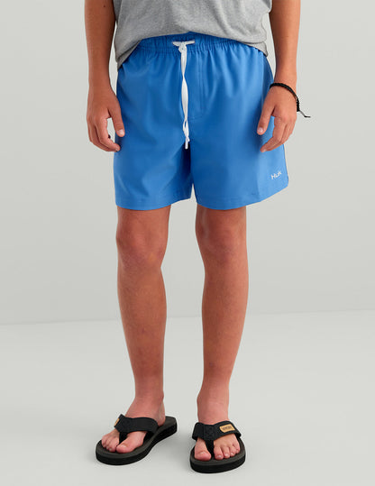 Huk Kids Pursuit Volley Swim Short - Regatta