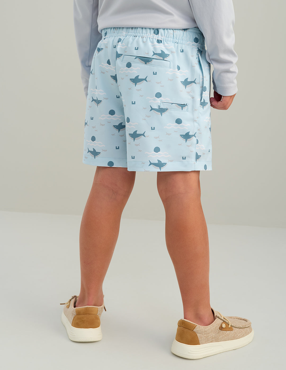 Huk Kids Pursuit Volley Swim Short - Coastal Drift Sharks
