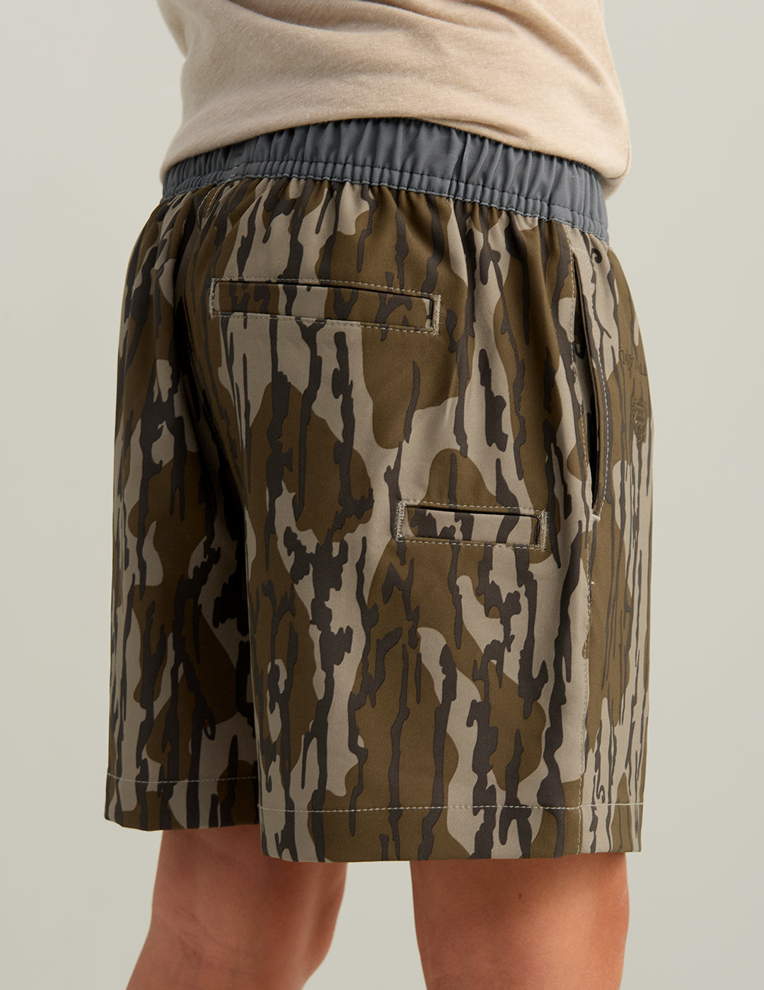 Huk Kids Mossy Oak Pursuit Volley Swim Short - Mossy Oak Bottomland