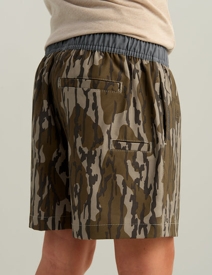 Huk Kids Mossy Oak Pursuit Volley Swim Short - Mossy Oak Bottomland