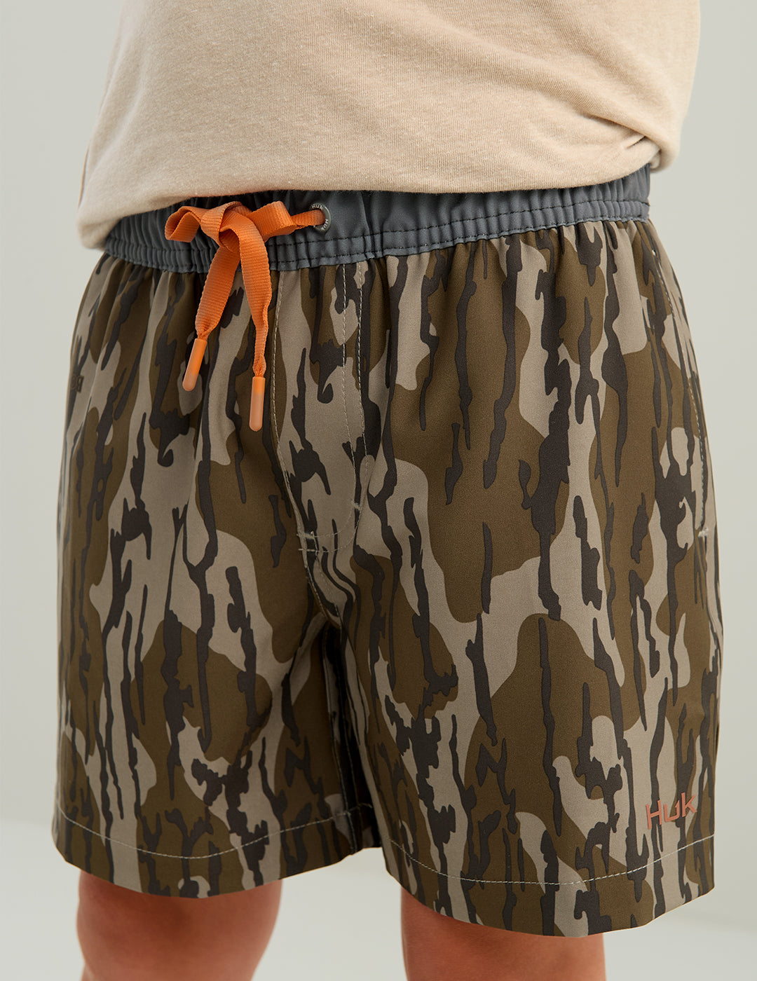 Huk Kids Mossy Oak Pursuit Volley Swim Short - Mossy Oak Bottomland
