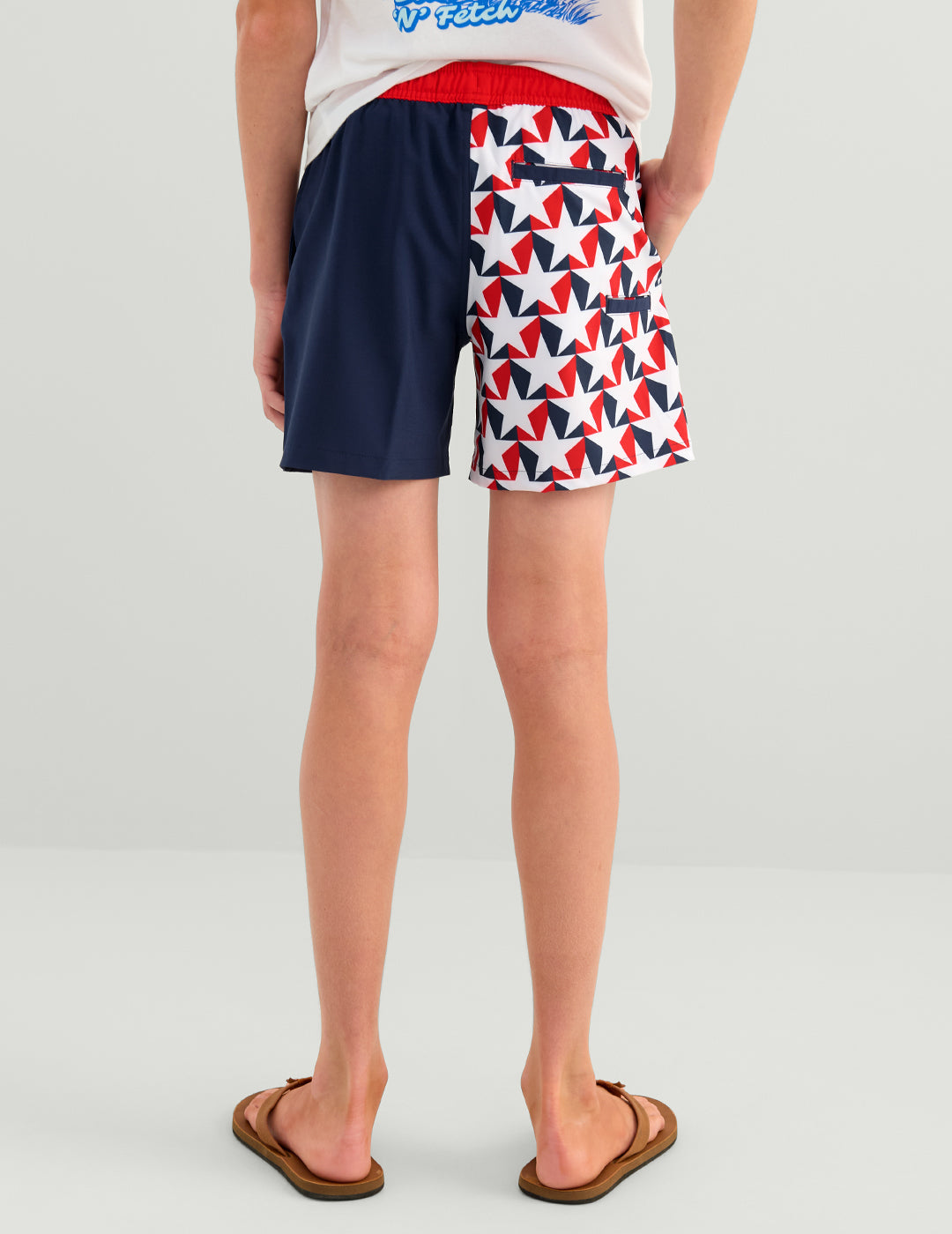 Huk Kids Pursuit Americana Volley Swim Short - Naval Academy Stars