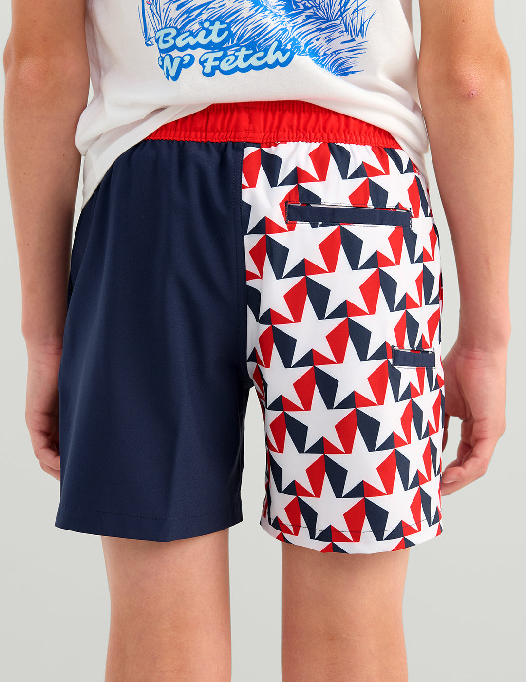 Huk Kids Pursuit Americana Volley Swim Short - Naval Academy Stars