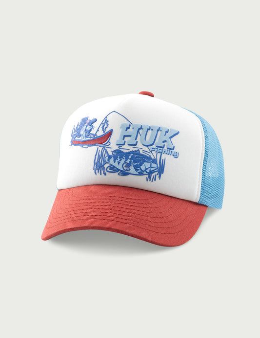 Huk Kids Foam Trucker Hat - Mineral Red