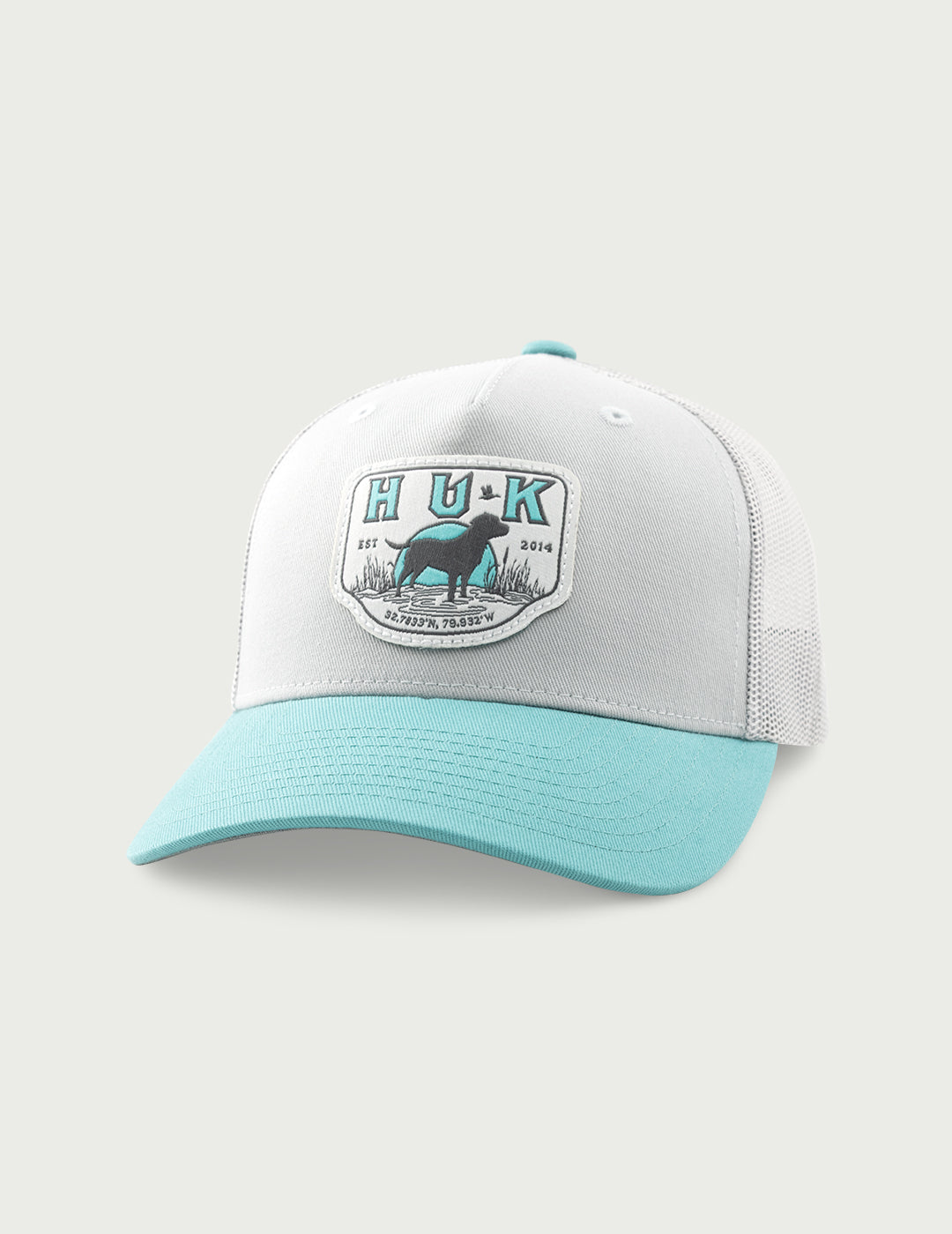 Huk Kids Lab Patch Trucker Hat - Marine Blue
