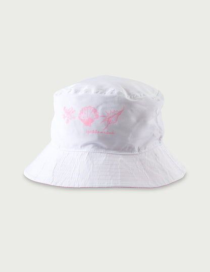 Huk Kids Reversible Bucket Hat - White