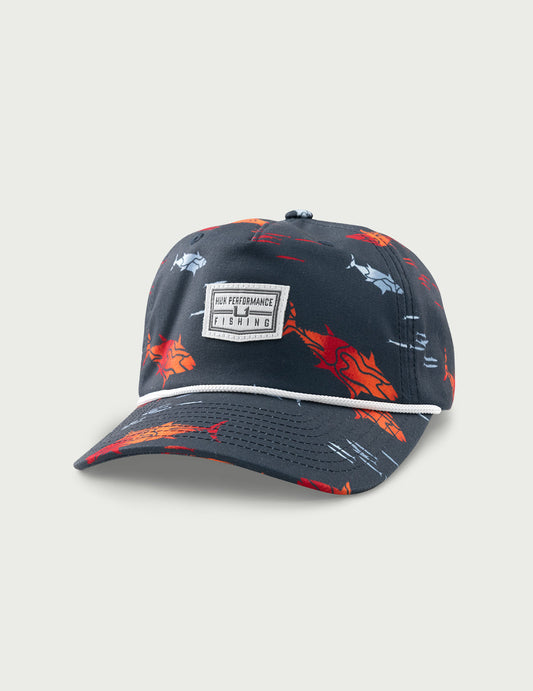 Huk Kids Printed Unstructured Hat - Sea Storm Tuna School