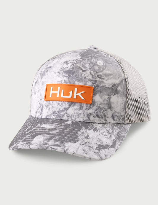 Huk Kids Mossy Oak Trucker Hat - Seagull