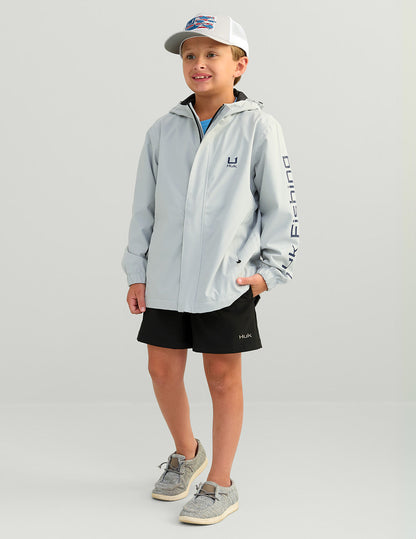 Huk Kids Storm Jacket - Harbor Mist