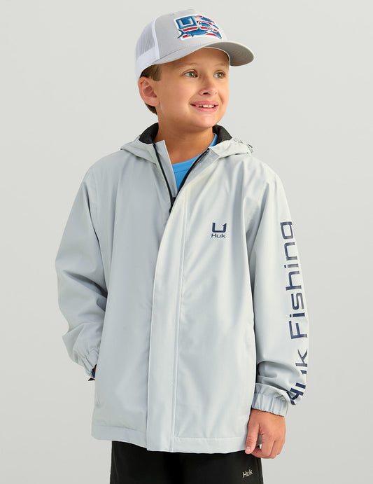 Huk Kids Storm Jacket - Harbor Mist