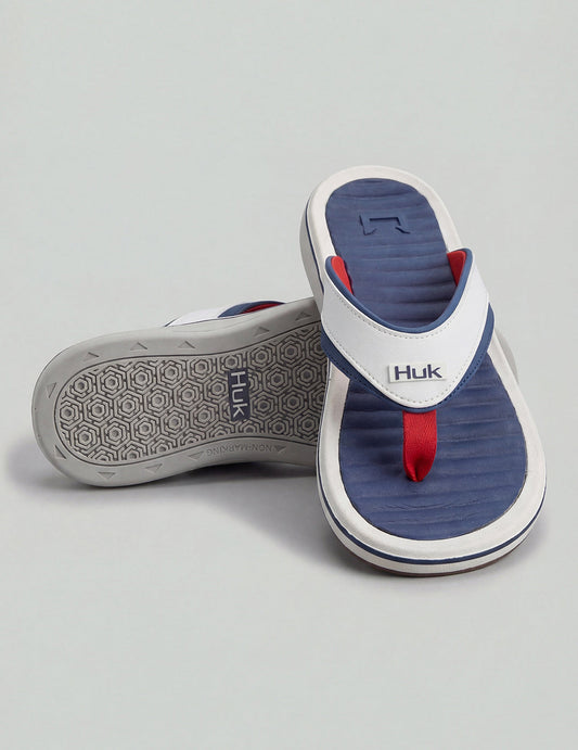 Huk Rogue Island Performance Flip-Flop - Naval Academy