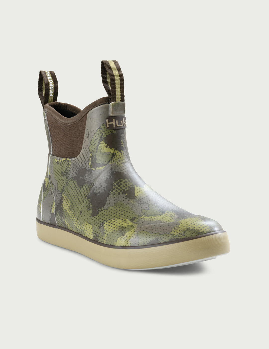 Huk KC Print Rogue Wave Boots - Grove Green Tideloom Camo