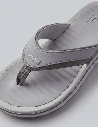 Huk Rogue Island Performance Flip-Flop - Grey