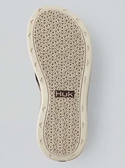 Huk Rogue Island Performance Flip-Flop - Mud