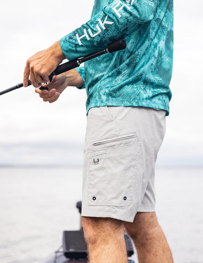 Huk Icon Short - Harbor Mist