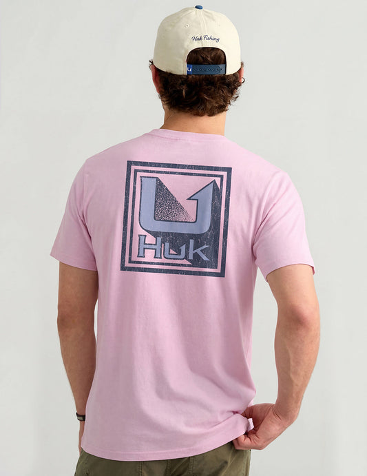 Huk Rising Huk Pocket Tee - Oleander